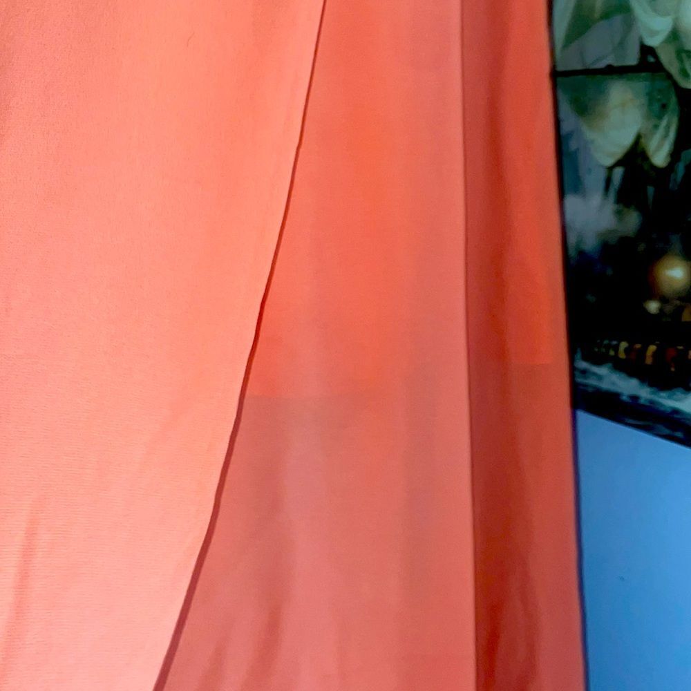 Forever 21 Orange Maxi Dress Size Medium - Picture 3 of 4